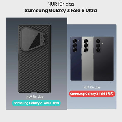 Samsung Galaxy Z Fold8 Ultra Nillkin CamShield Prop Case with Metal Camera Kickstand & MagSafe – Black