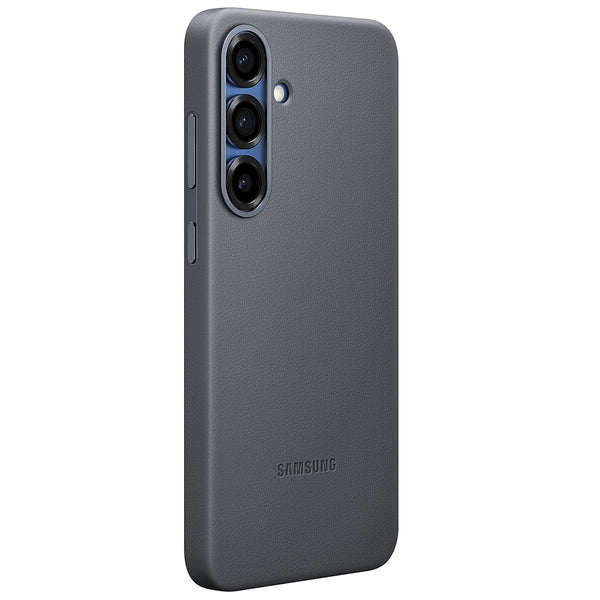 Samsung Galaxy S25 Plus Leather Back Cover Case - Black