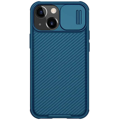 Nillkin iPhone 14 Plus Cam-shield Pro Case with Camera Protection - Blue