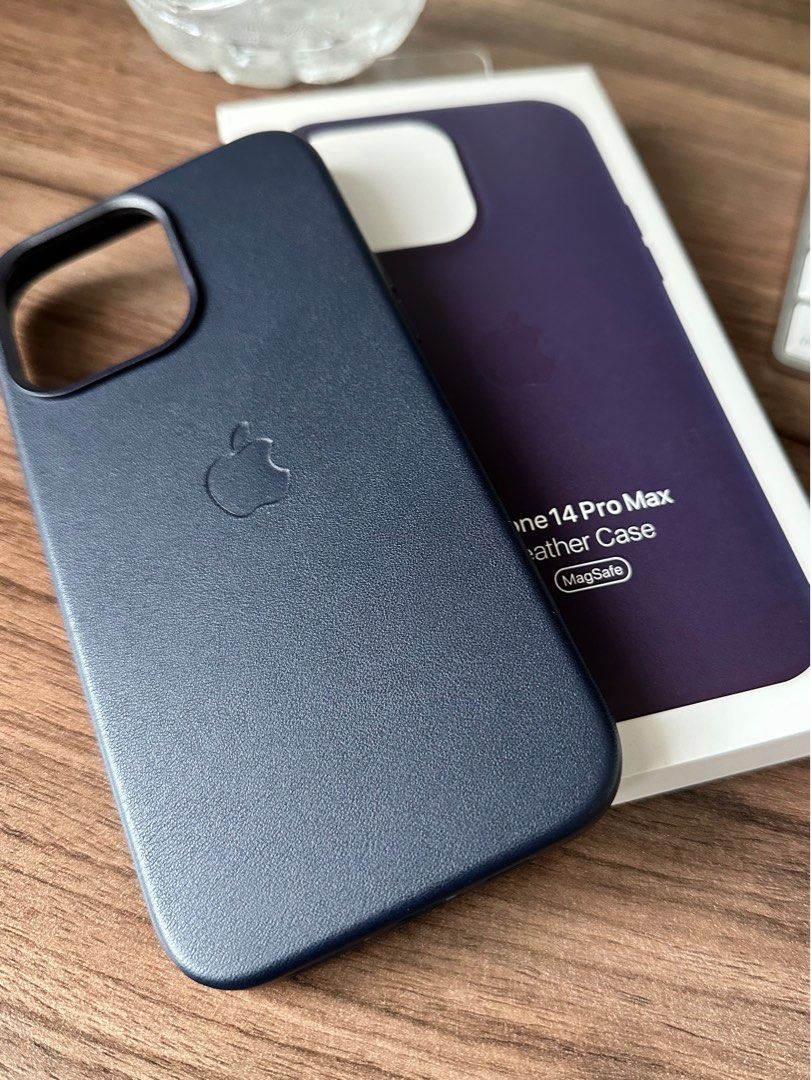 iPhone 14 Pro Max Leather Case with Magsafe - Ink Blue