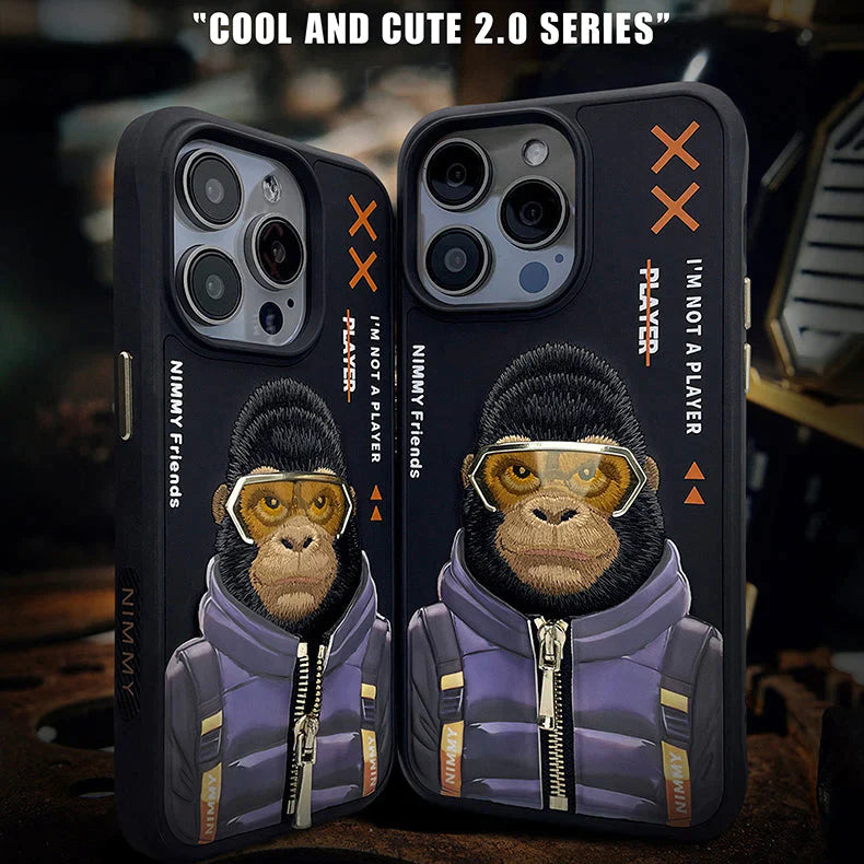 iPhone 15 Pro Max Nimmy Embroidery Jacket Series Case Cover