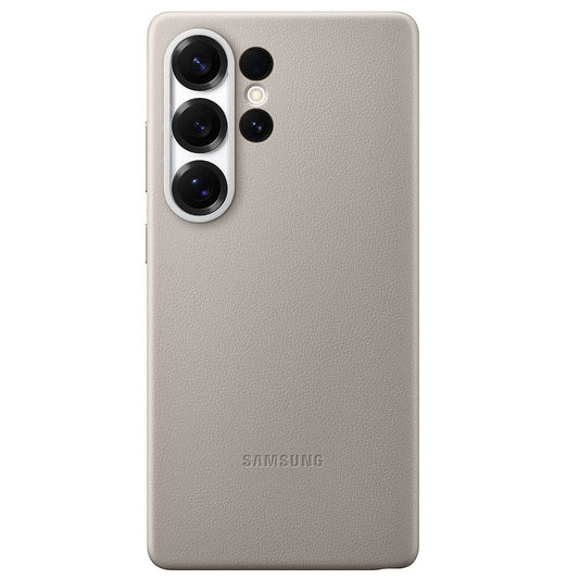 Samsung Galaxy S25 Ultra Kindsuit Leather Back Cover Case - Titanium