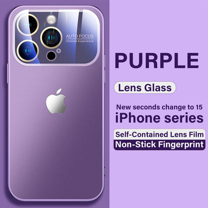 iPhone 15 Pro Full Lens Glass Case With Logo
