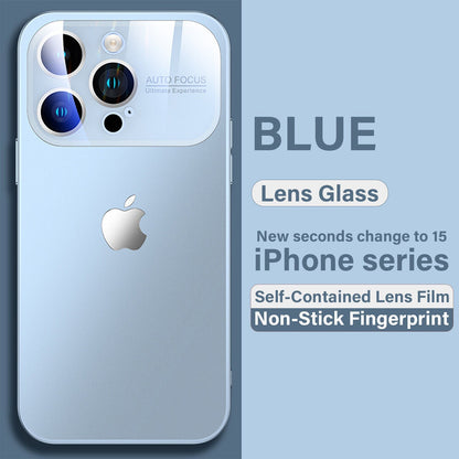 iPhone 15 Pro Full Lens Glass Case With Logo