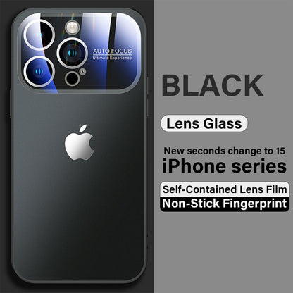 iPhone 15 Pro Full Lens Glass Case With Logo