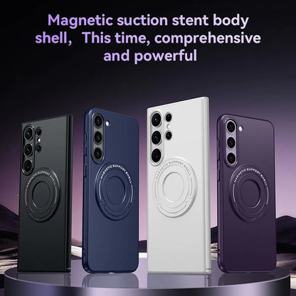 Samsung Galaxy S23 Ultra Magnetic Metal Stand Shockproof Case