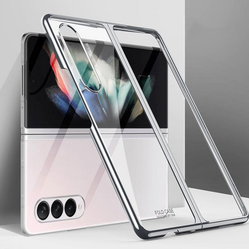 Samsung Galaxy Z Fold 4 Electroplated Chrome Back Cover - Silver