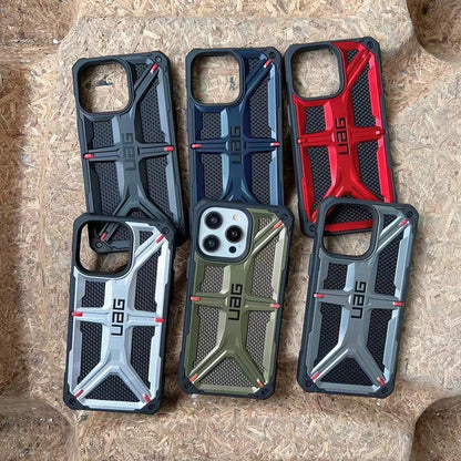 iPhone 15 Pro Max UAG Monarch Rugged Armour Premium Protective Kevlar Case - Gray