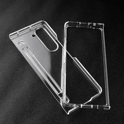 Samsung Galaxy Z Fold5 Cristal Clear Transparent Case with S Pen & Front Glass Protection - Clear