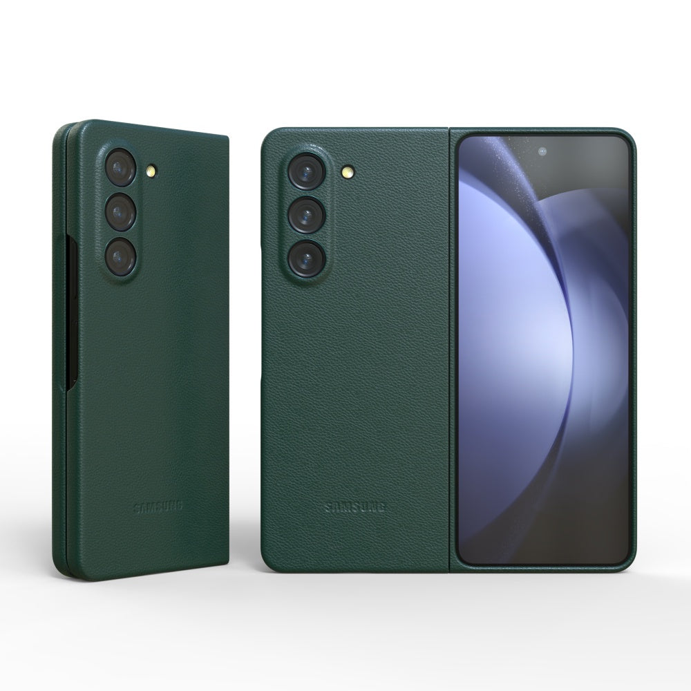 Samsung Galaxy Z Fold 5 Eco Leather Slim Fit Case - Green