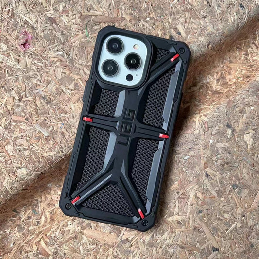 iPhone 16 Pro Max UAG Monarch Kevlar Protective Rugged Armor Case - Black