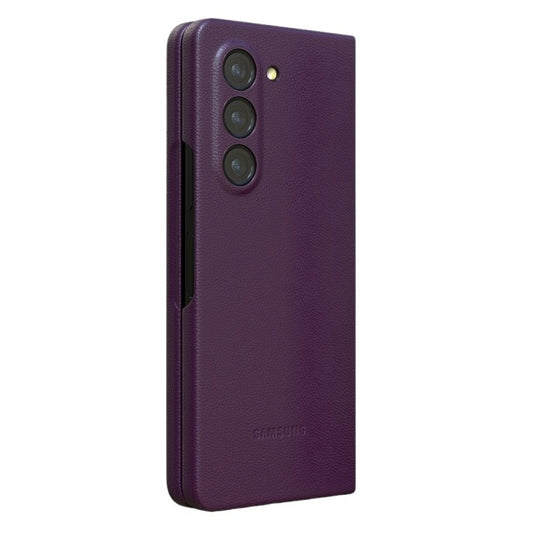 Samsung Galaxy Z Fold 5 Eco Leather Slim Fit Case - Purple