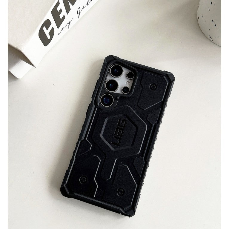 Samsung Galaxy S24 Ultra Pathfinder Series Ragged Armor Protective MagSafe Case - Black