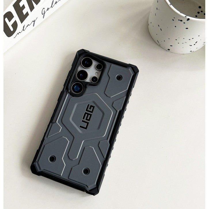 Samsung Galaxy S25 Ultra Pathfinder Series Ragged Armor Protective MagSafe Case - Gray