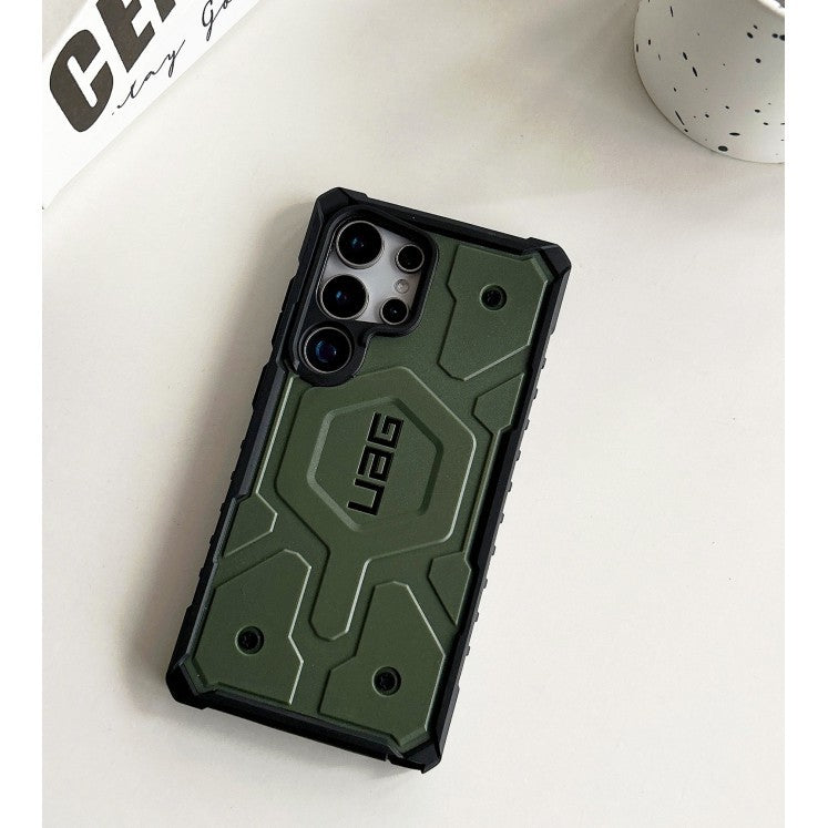 Samsung Galaxy S25 Ultra Pathfinder Series Ragged Armor Protective MagSafe Case - Green