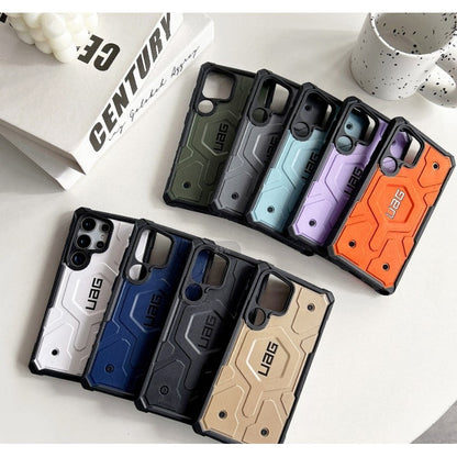 Samsung Galaxy S24 Ultra Pathfinder Series Ragged Armor Protective MagSafe Case - Blue