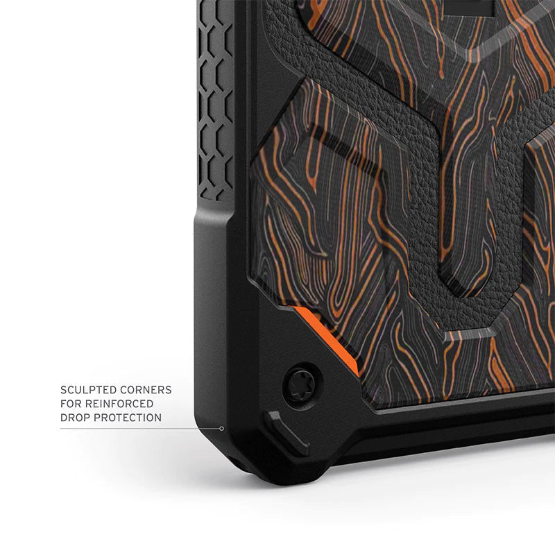 iPhone 16 Pro UAG Monarch Pro Carbon Protective Rugged Armor Case With Magsafe - Gray