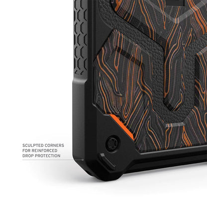 iPhone 16 Pro UAG Monarch Pro Carbon Protective Rugged Armor Case With Magsafe - Gray