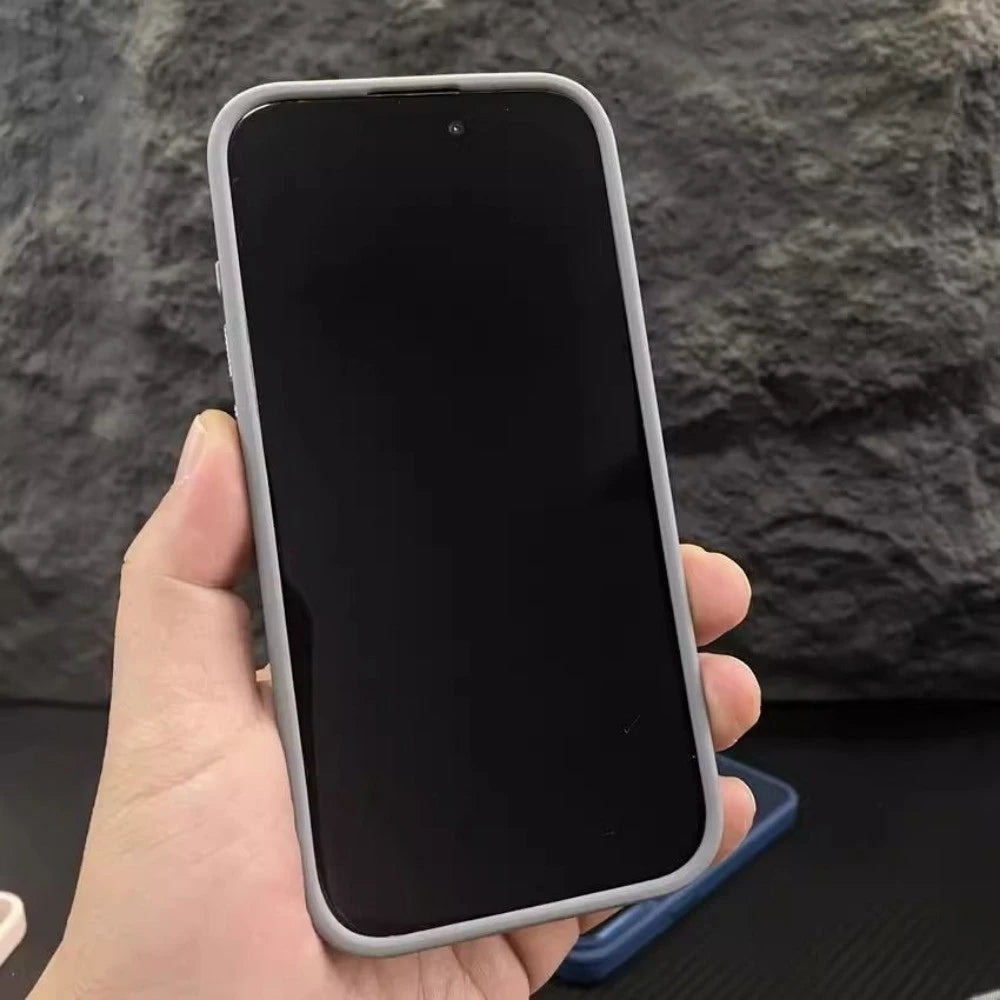 iPhone 16 Pro Semi Transparent Matte Frosted Case with Magsafe - Gray