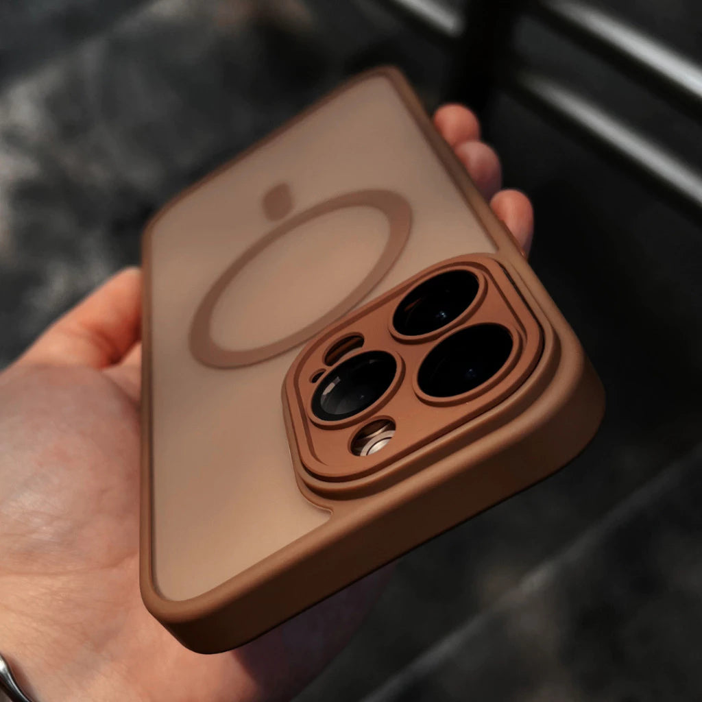 iPhone 16 Pro Matte Frosted Camera Protection Case with Magsafe - Desert