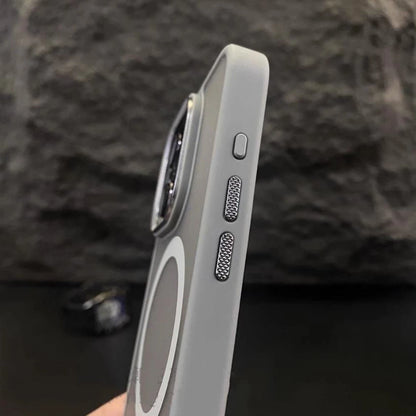iPhone 16 Pro Semi Transparent Matte Frosted Case with Magsafe - Gray