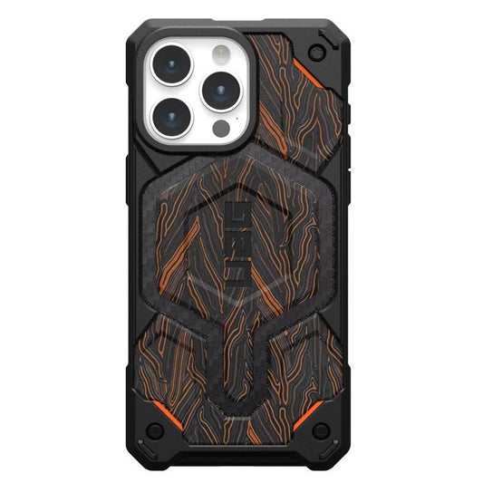 iPhone 16 Pro UAG Monarch Pro Carbon Protective Rugged Armor Case With Magsafe - Orange