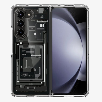 Samsung Galaxy Z Fold 5 Ultra Hybrid Back Cover Case (TPU + Poly Carbonate)