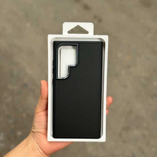 Samsung Galaxy S24 Ultra Soft Carbon Case with Metal Camera Protection