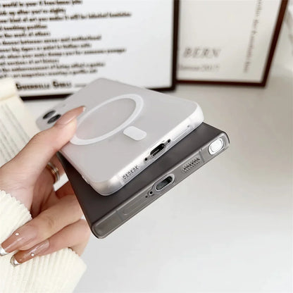 Samsung Galaxy S24 Ultra Paper Thin Case with MagSafe - Matte White