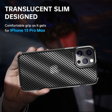 iPhone 13 Pro Max Carbon Fiber Case - Black