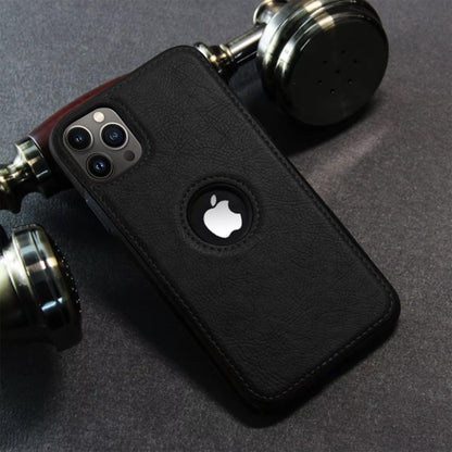 iPhone 14 Pro Original PU Leather Classic Elegant Case