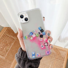 iPhone 13 Floating App Icon with Sand Case - Transparent