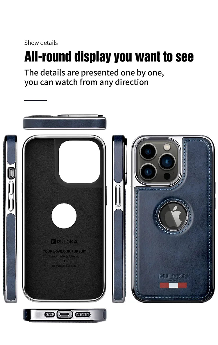 iPhone 14 Pro Max Premium Quality Leather Case