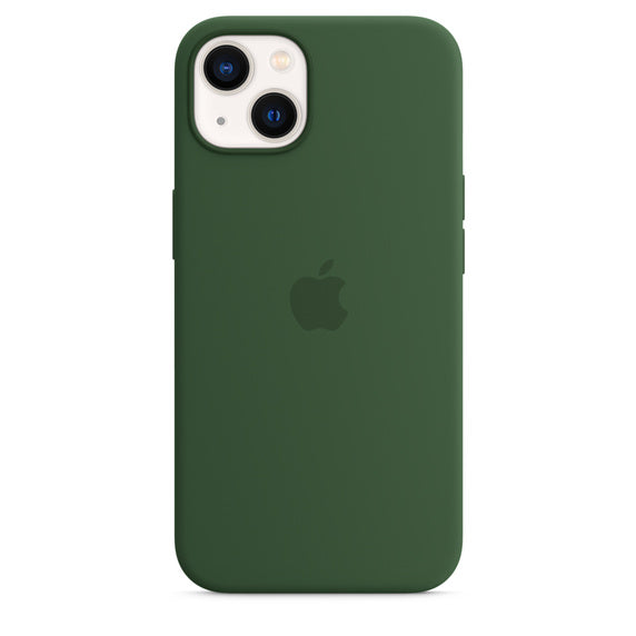 iPhone 13 Liquid Silicon Case with MagSafe - Green