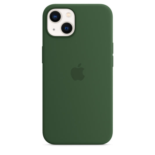 iPhone 13 Liquid Silicon Case with MagSafe - Green