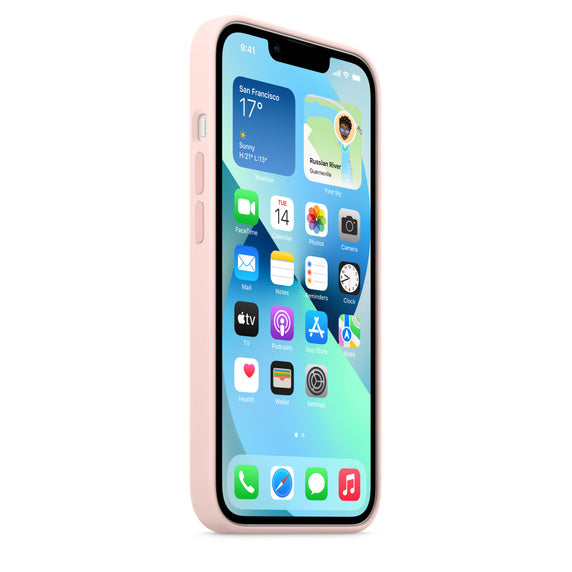 iPhone 13 Liquid Silicon Case with MagSafe - Pink