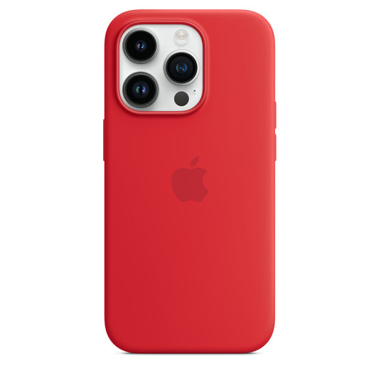 iPhone 13 Pro Max Liquid Silicon Case - Red