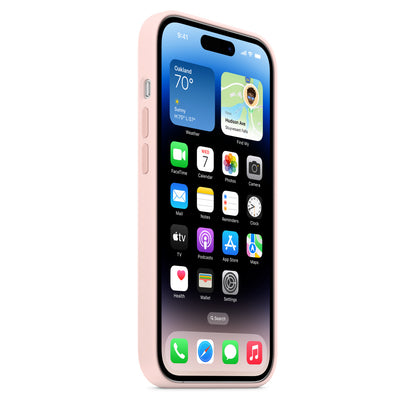 iPhone 13 Pro Max Liquid Silicon Case -Pink