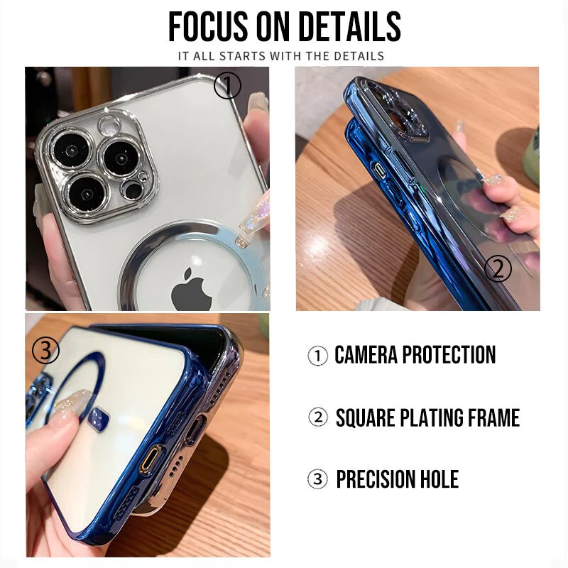 iPhone 13 Pro Max Electroplating Case with Magsafe