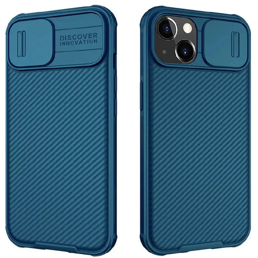 Nillkin iPhone 13 Cam-shield Pro Case with Camera Protection - Blue