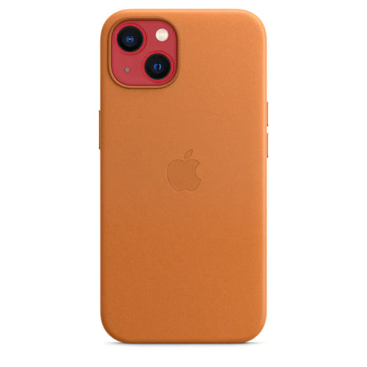iPhone 14 Max  Leather Cover Case - MagSafe Supported - Light Brown