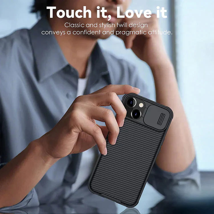 Nillkin iPhone 14 Cam-shield Pro Case with Camera Protection - Black