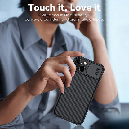 Nillkin iPhone 14 Cam-shield Pro Case with Camera Protection - Black