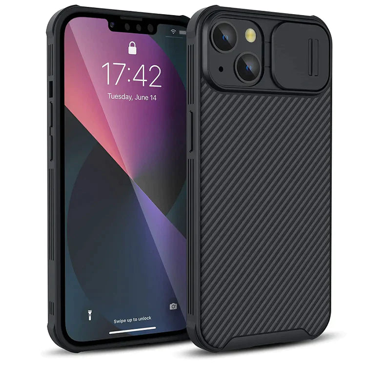Nillkin iPhone 14 Cam-shield Pro Case with Camera Protection - Black
